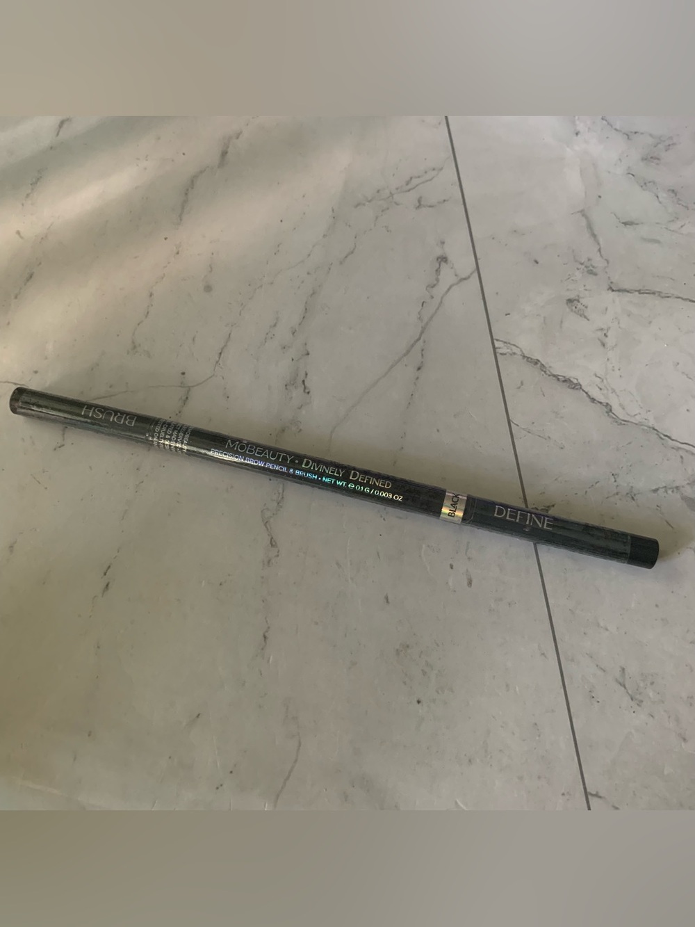Mo beauty Divinely Defined - Precision Brow Pencil & Brush -Black 0.003 Oz.